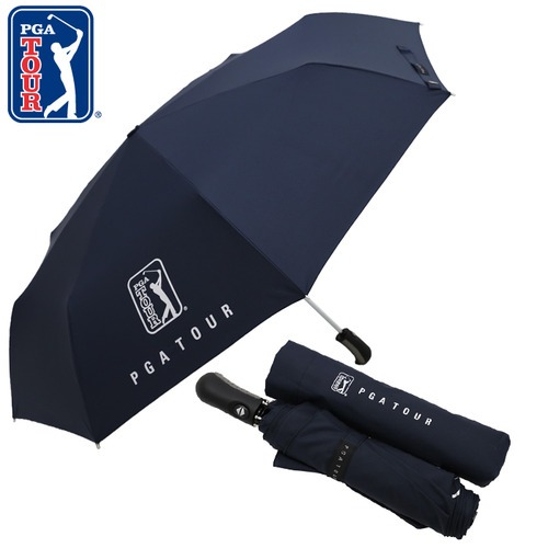 [PGA]3단 70 완전자동 네이비무지 우산
