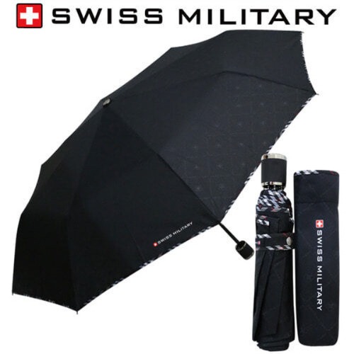 [스위스밀리터리]3단수동 엠보선염바이어스 우산